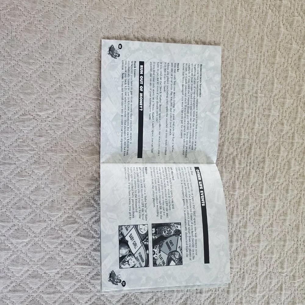 The Game Of Life Classic PC CD-ROM MANUAL ONLY Excellent Condition